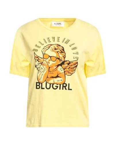 Blugirl Blumarine T-shirts In Yellow