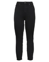 Paige Woman Jeans Black Size 32 Rayon, Cotton, Polyester, Elastane In Black