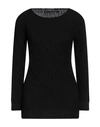 Exte Woman Sweater Black Size L/xl Acrylic, Wool