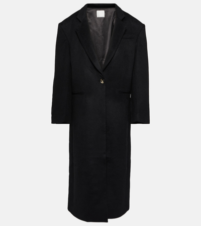 Christopher Esber Caravella Wool-blend Coat In Black