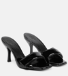 Gia Borghini Alodie 100mm Leather Sandals In Black