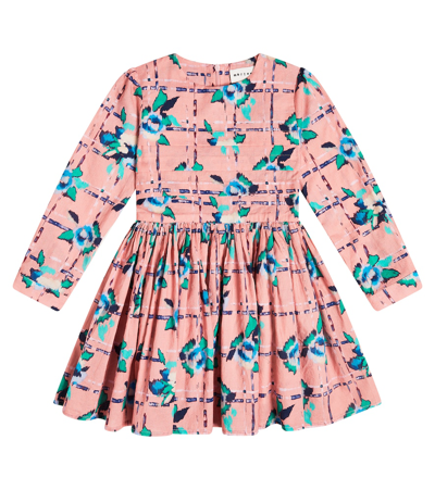 Morley Kids' Tempo Printed Cotton Dress In Multicoloured