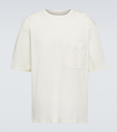 Lemaire Oversized Cotton T-shirt In White