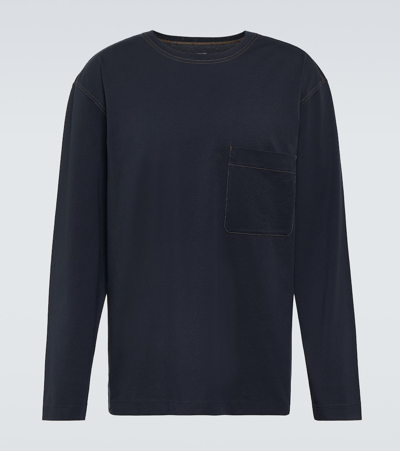 Lemaire Cotton Top In Blue