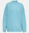 ISABEL MARANT IDOL MOHAIR-BLEND MOCKNECK SWEATER