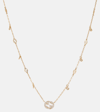 GUCCI INTERLOCKING G 18KT GOLD NECKLACE WITH DIAMONDS