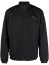 Arc'teryx Squamish Hooded Lightweight Jacket In Black