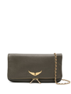 ZADIG & VOLTAIRE ROCK LEATHER CROSSBODY BAG