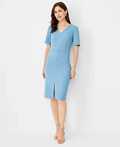 ann taylor blue sheath dress Ann Taylor Dresses