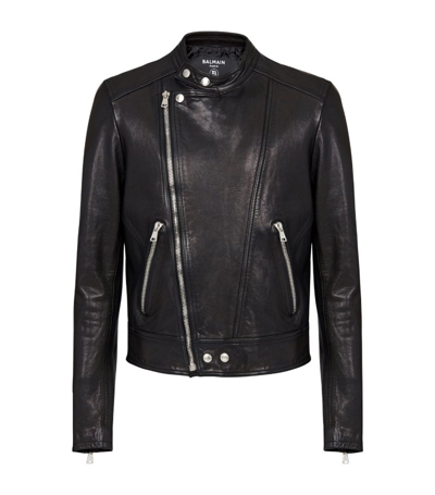 BALMAIN CALFSKIN BIKER JACKET