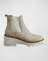 RON WHITE EMMALINE SUEDE CHELSEA BOOTS