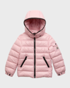 MONCLER GIRL'S BADY QUILTED PUFFER DOWN JACKET