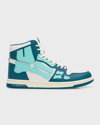 Amiri Skeleton High Top Sneaker In Slate Blue