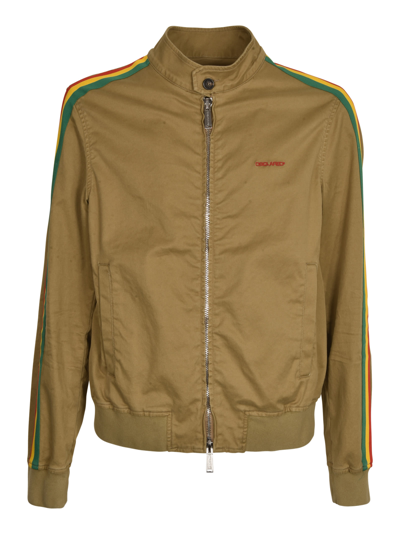 Dsquared2 Barracuda Tennis Bomber In Brown