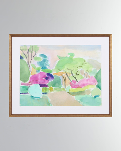 Shadow Catchers Garden Landscape Ii Art Print