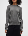 Proenza Schouler Eco Cashmere Sweater In Grey Melange