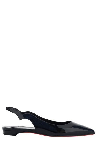 Christian Louboutin Hot Chickita Ballerinas In Black/lin Black