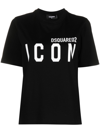 Dsquared2 Icon Forever Easy T-shirt In Black