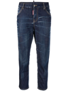 DSQUARED2 COOL GIRL CROPPED DENIM JEANS