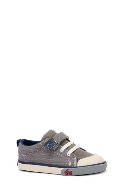 See Kai Run Kids' Stevie Ii Trainer In Grey/ Navy