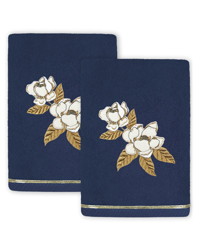 LINUM HOME TEXTILES LINUM HOME TEXTILES MAGGIE 2PC EMBELLISHED TURKISH COTTON HAND TOWEL SET