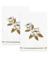 Linum Home Textiles Maggie 2pc Embellished Turkish Cotton Hand Towel Set