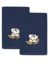 Linum Home Textiles Maggie 2pc Embellished Turkish Cotton Fingertip Towel Set