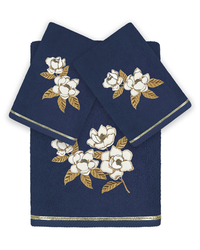 Linum Home Textiles Maggie 3pc Embellished Turkish Cotton Towel Set