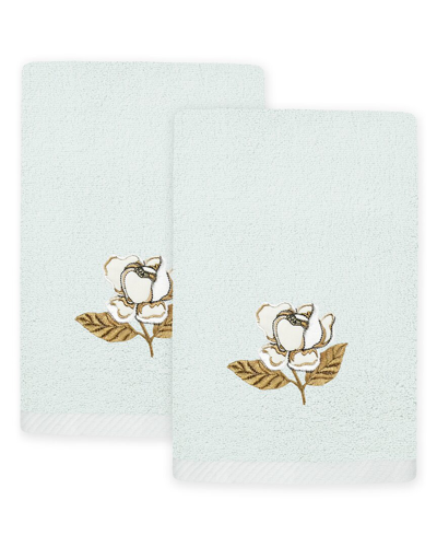 Linum Home Textiles Maggie 2pc Embellished Turkish Cotton Fingertip Towel Set