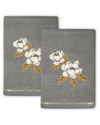 Linum Home Textiles Maggie 2pc Embellished Turkish Cotton Bath Towel Set