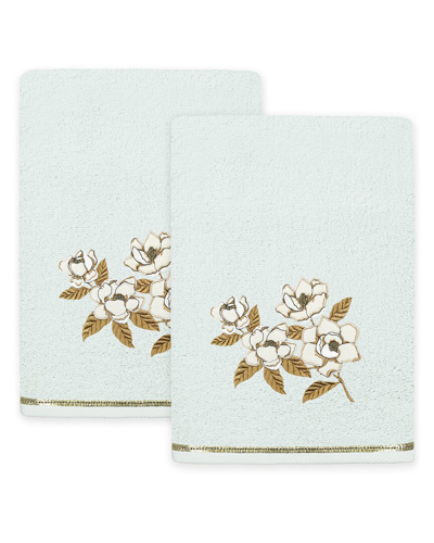 Linum Home Textiles Maggie 2pc Embellished Turkish Cotton Bath Towel Set