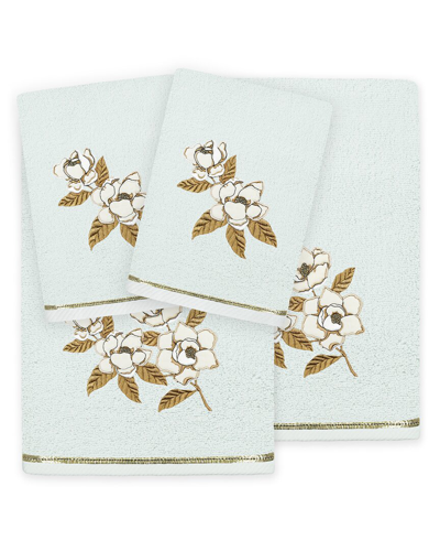 Linum Home Textiles Maggie 4pc Embellished Turkish Cotton Towel Set