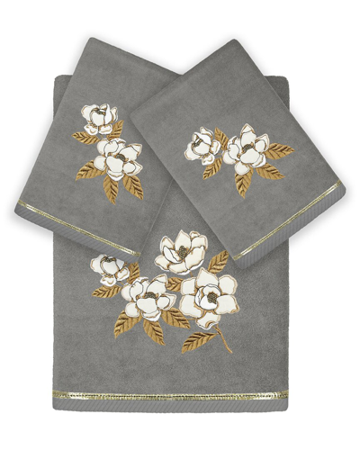Linum Home Textiles Maggie 3pc Embellished Turkish Cotton Towel Set