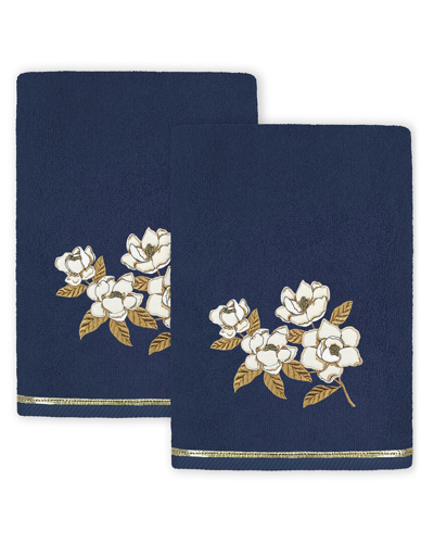 Linum Home Textiles Maggie 2pc Embellished Turkish Cotton Hand Towel Set