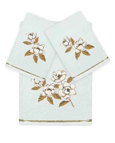 Linum Home Textiles Maggie 3pc Embellished Turkish Cotton Towel Set