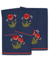 Linum Home Textiles Polly 4pc Embellished Turkish Cotton Towel Set