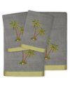 Linum Home Textiles Palmera 4pc Embellished Turkish Cotton Towel Set