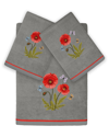 Linum Home Textiles Polly 3pc Embellished Turkish Cotton Towel Set