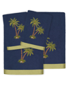 Linum Home Textiles Palmera 4pc Embellished Turkish Cotton Towel Set