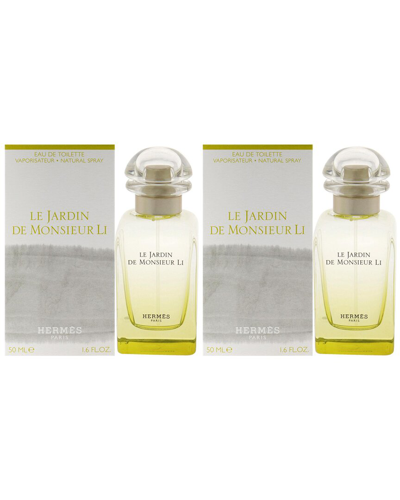 Hermes Hermès Women's 1.6oz Le Jardin De Monsieur Li - Pack Of 2