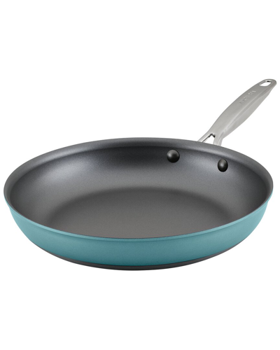Anolon Achieve 12in Hard Anodized Nonstick Frying Pan In Teal