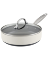 Anolon Achieve Hard Anodized Nonstick 3 Quart Saute Pan With Lid
