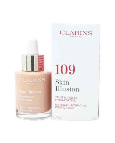 Clarins 1oz #109 Wheat Skin Illusion Natural Hydrating Foundation