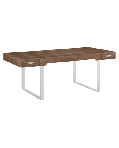 Modway Tinker Office Desk In Brown