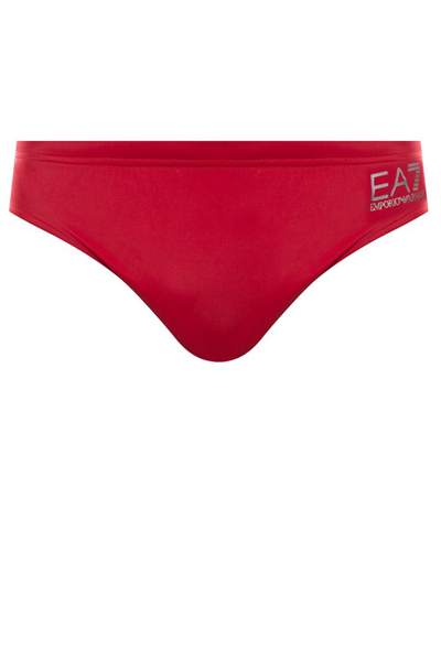 Ea7 Emporio Armani Branded Swimming Briefs In 74