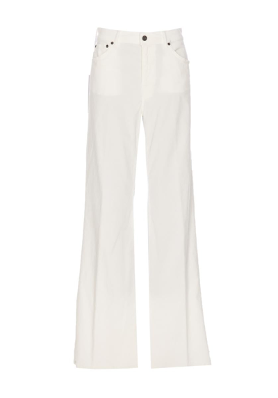 Dondup Sara Straight-leg Jeans In White