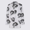 Jw Anderson J.w. Anderson White And Black Cotton Rembrandt Shirt In White
