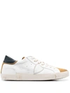 Philippe Model Prsx Leather Low-top Sneakers In White