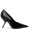 Ferragamo Salvatore  Black Patent Leather Decollete In Black
