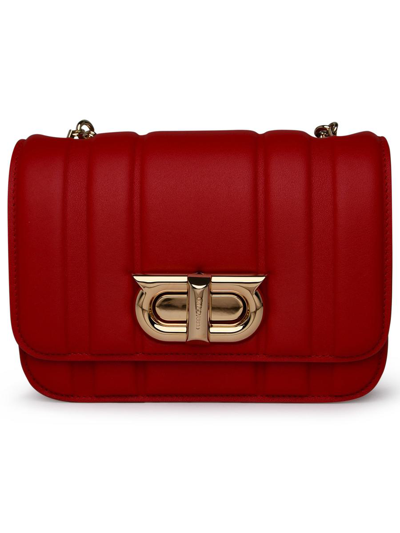 Ferragamo Salvatore  Red Leather Bag